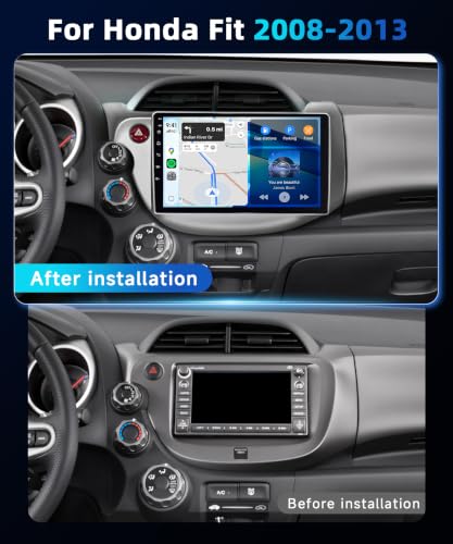 Image of Podofo Linux MP5 Car Stereo for Honda Fit 2008-2013 Wireless CarPlay