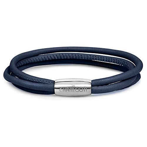 Bracelet cuir femme CHAMOON avec fermoir magnétique pratique et robuste