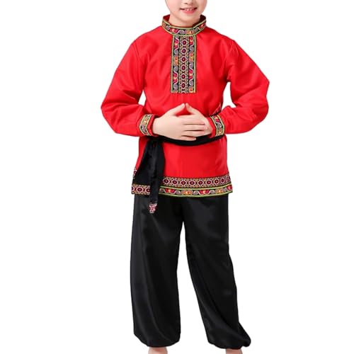 Disfraz tradicional ruso para niños, 2 piezas miniatura 1