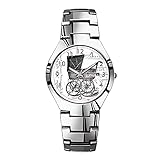 Es handelt sich um eine luxuriöse Business-Uhr aus Edelstahl-Armband, mit komfortablem Tragegefühl. Sie verfügt über eine Quarz-Batterie, die stabil funktioniert.