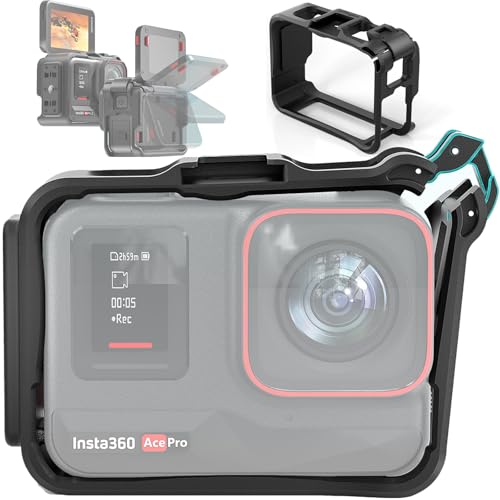 Honbobo Insta360 Ace Pro 2/Ace ProΉ \t[ [eBeBt[P[W ʒuBeƏcʒuBe ANVJt[ }EgN[t R[hV[t