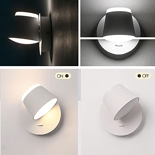 Aplique de pared con interruptor para leer en la cama sin molestar a nadie 7