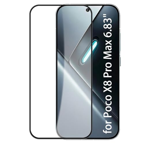 Kepuch �X�N���[���v���e�N�^�[ �Ή� Xiaomi Poco X8 Pro Max 6.83" - �����K���X 2�p�b�N