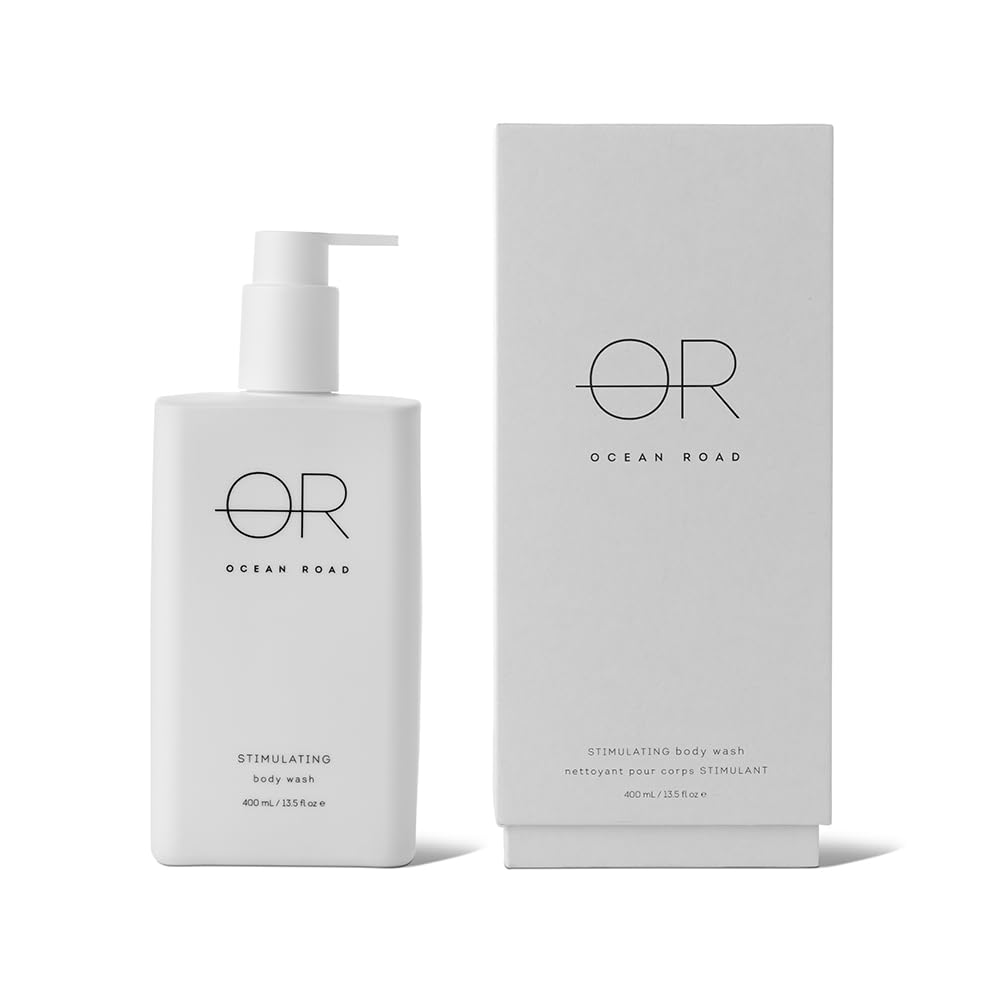 Ocean Road White Body Wash 13.5 fl oz - Gentle, Hydrating Shower Gel with Antioxidant White Tea Extract – Ethically Sourced, Vegan, Australian Made Skincare for Healthy, Radiant Skin