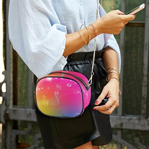 Sac zippé en cuir robuste avec grand compartiment notes de musique - 4