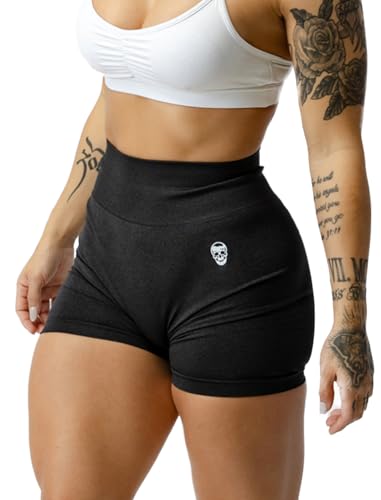 Image of Gymreapers Infinity Seamless Workout Shorts High Waist Biker Shorts for Women Athletic Gym Running Pilates Yoga Sport Short