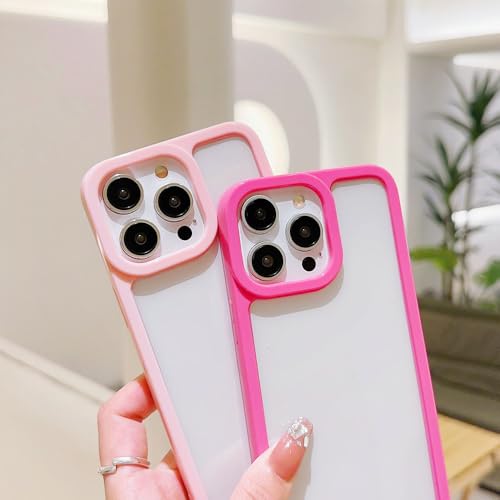 Coque iPhone 11 Pro Max protection anti-rayures transparente à contour rouge TPU - 2