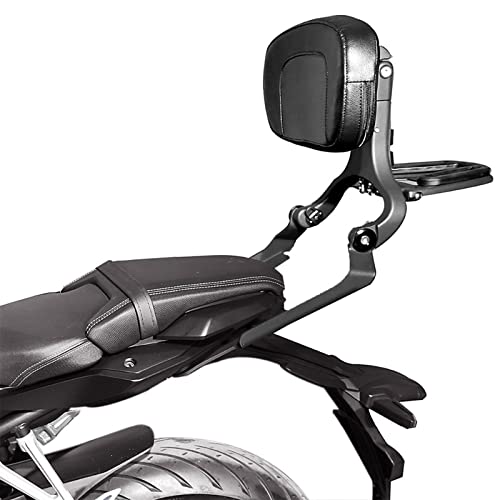 Porte-bagages CB650R 2019 2020 support fixe noir dossier passager - 2