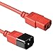 Produktbild ACT Kaltgerätekabel 0.6m, C13 zu C14 Kaltgerätekabel Verlängerung, IEC Stecker zu Buchse 3 Pin -AK5104 Rot