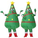 NiSotieb Christmas Inflatable Costume Christmas Tree Christmas Blow-up Costume for Adult/Christmas Parade/Party
