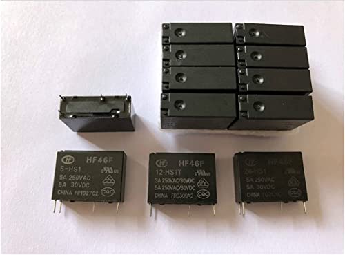 Relé HF46F 5A para solucionar fallos de encendido en aparatos domésticos