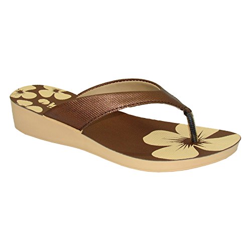 inblu Stylish Fashion Sandal/Slipper for Women | Comfortable | Lightweight | Anti Skid | Casual Office Footwear (9111_BEIGE)-picture-43