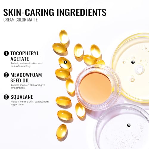 Oulac Sombras de Ojos Marrón Mate | Eyeliner y Base de Sombras de Ojos Waterproof y Larga Duración | Textura Cremosa y Acabado Mate | a Prueba de Manchas | Vegano | 06g (CM07) Brown Suede - imagen 6