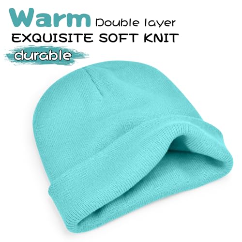 Image of ZOORON Beanie for Men Women Warm Winter Hat Unisex Soft Knit Cuffed Beanie | Skull Cap, Secure fit, Suits Daily Wear, Windproof, Essential Gear for Winter Jogging & Outdoor Sports