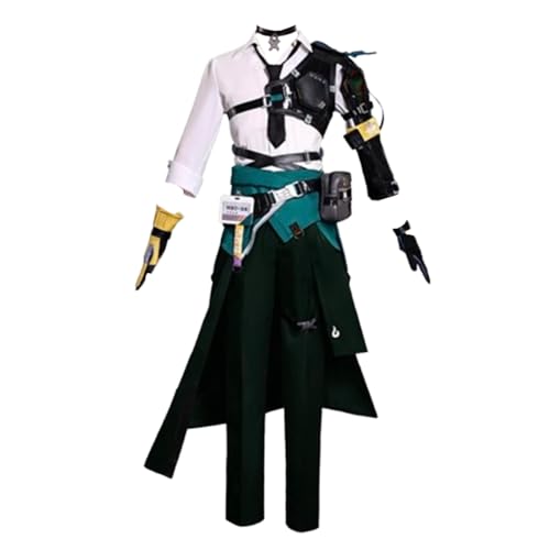 Gegexli Game Zenless Zone Zero Cosplay Costumes Asaba Harumasa Cosplay Costume Uniforms Halloween Carnival Party (XXL)
