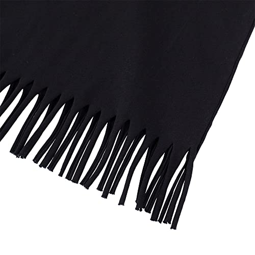 Image of Noomelfish Girls Short Sleeve Fringe T-Shirts Soft Jersey Cotton Tee Tops (3-12 Years)