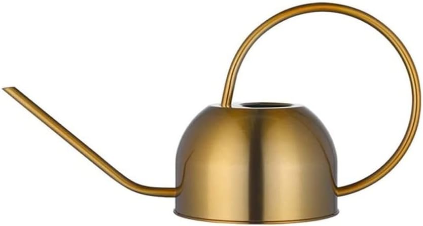 Watering Can Water Can Sprinkler Can Sprinkling Can Stainless Steel Watering Pot Gardening Potted For Watering Plants Flower Sprinkling Can Spray Bottle Watering Pot ( Color : Gold , Size : 1.2L )