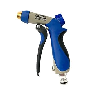 Aqua Control AMT41 bewateringspistool van metaal en rubber, met multifunctionele straal en doorstroomregeling