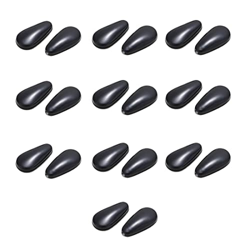 Plaquettes de Nez de Coussin Gonflable Coussinets de Nez Adhésifs pour Lunettes Coussinets de Nez Antidérapants Coussinets de Nez de Chambre à Air (10 Paires)(D) Cover