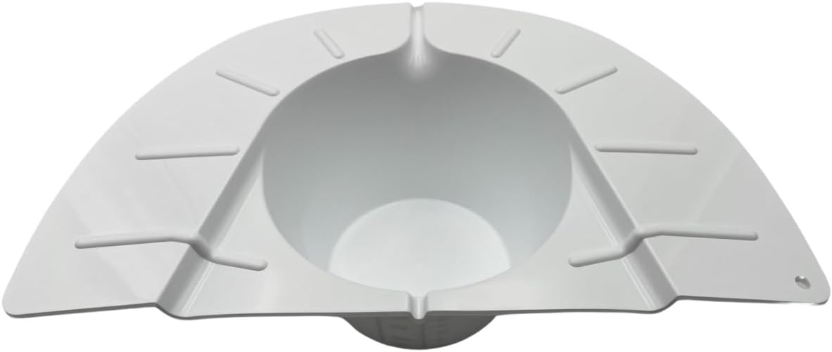 Graduated Specimen Collector Pans 800 ml /26 oz (Pack of 10) White