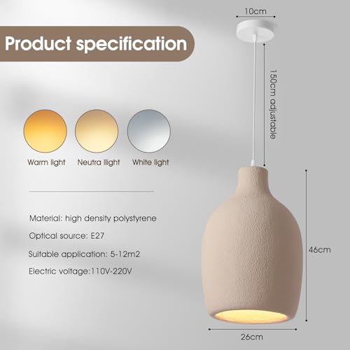 Tongue Feast 9002 Modern Hanging Light, Kitchen Island Light, E27 Base thumb #2