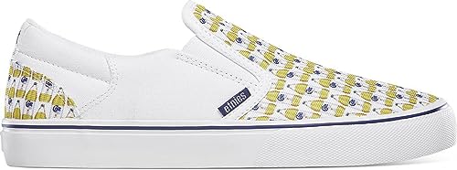 Etnies Men's Sneaker Skate Shoe, White Print, 9