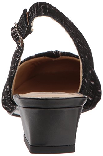 Trotters Women's DEA Ballet Flat, Black, 9.5 N US3