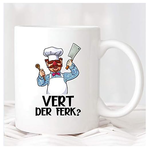Vert Der Ferk mugg, gåva 134 MUG, memes gåva, meme-mugg, kockmugg, svensk jul, svensk gåva, kaffemugg