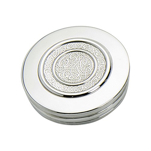 Image of Edwin Blyde & Co Celtic Rope Design Trinket Box, 90 mm x 25 mm, Pewter
