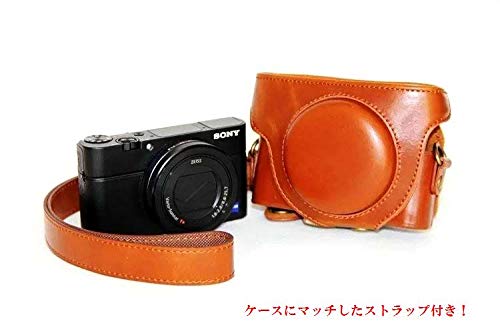 Amazon | SONY RX100M5A Cyber-shot 専用 高級合皮レザー カメラケース 