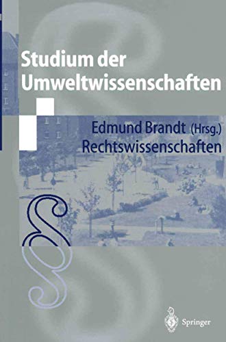 Studium der Umweltwissenschaften: Rechtswissenschaften (German Edition)