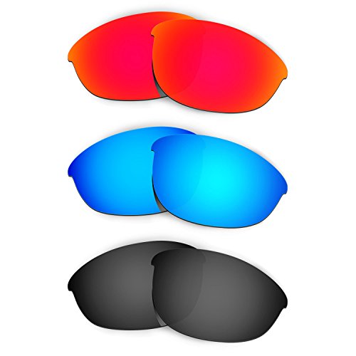 Lentes para Oakley Half Jacket rojas para ciclismo y running