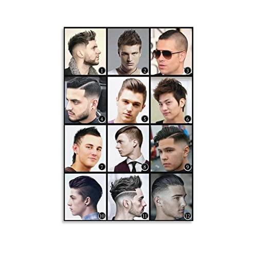 Latino with Modern Hairstyles, Laminated to Prevent Fading, Great Salon