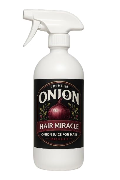 Jugo de cebolla puro para el crecimiento del cabello, 100% natural, prensado en frío, tratamiento anticaída, fortalece las raíces, botella de 500 ml