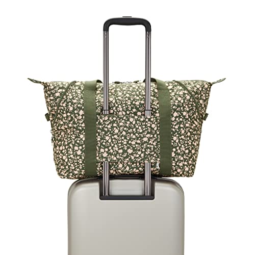 Kipling Women's Art Medium Tote Bag, Lightweight Large Weekender, Travel Handbag, Fresh Floral #TOP6
