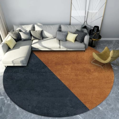 Tapis rond doux pour chambre et salon pour réchauffer vos sols E-70 - 2