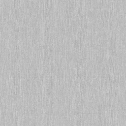 Erismann Tapete | Kollektion Fashion for Walls 4 | 10376-38 | Vliestapete | Uni/Einfarbig | 0.53 x 10.05 m | Grau | Wohnzimmer | Flur | Büro | Küche | Wohnräume