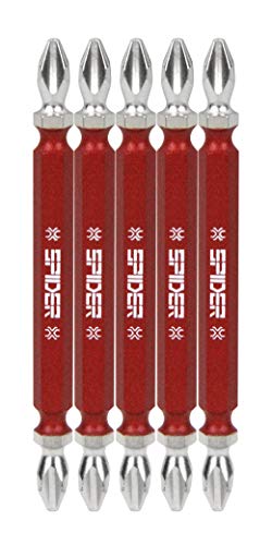 SK11 SPIDER 六角軸 ドライバービット 日本製 SPD-285-5 +2x85mm 18V対応 マグネット付 5個入