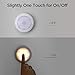SOAIY Battery Powered Ultra-Thin Touch Sensor LED Cabinet Lights, Magnet Stick-on Closet Light, LED Tap Night Lights for Kitchen, Bedroom, Stairs, Bar, Car, 3 Packs, Warm White