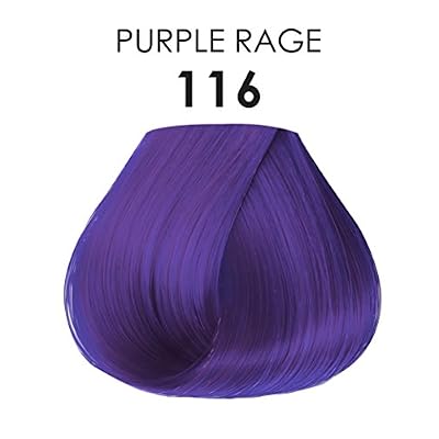 Adore Semi Permanent Hair Color - Vegan and Cruelty-Free Purple Hair Dye - 4 Fl Oz - 116 Purple Rage (Pack of 2)