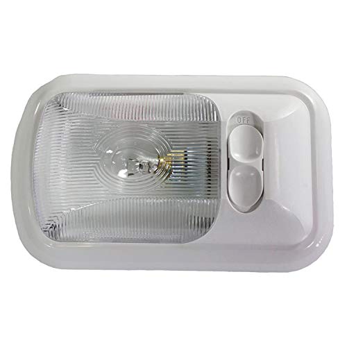 ?????? Diamond Group by Valterra 12V Single LED Replacement Dome Light, Eurostyle with 2 Way Switch, 12V, 4.75
