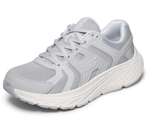 Skechers Womens Go Run Consistent 3 Core Track, Grigio, 6