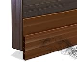Door Draft Stopper Bottom Seal Strip Weather Stripping Gap Noise Blocker Air Guard Door Sweeps...