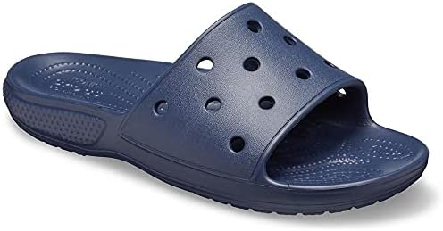 Crocs Unisex Classic Slide Sandals, Navy, 6 Men/8 Women | Image 1