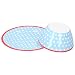 Imagen de Cerlyiont Set de 4 piezas de vajilla de melamina con puntos azul claro: platos y cuencos para fruta
