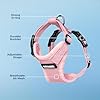 Voyager Step-in Pet Harness - All Weather Mesh, Adjustable Step in Harness for Cats and Dogs by Best Pet Supplies - Pink, M #3