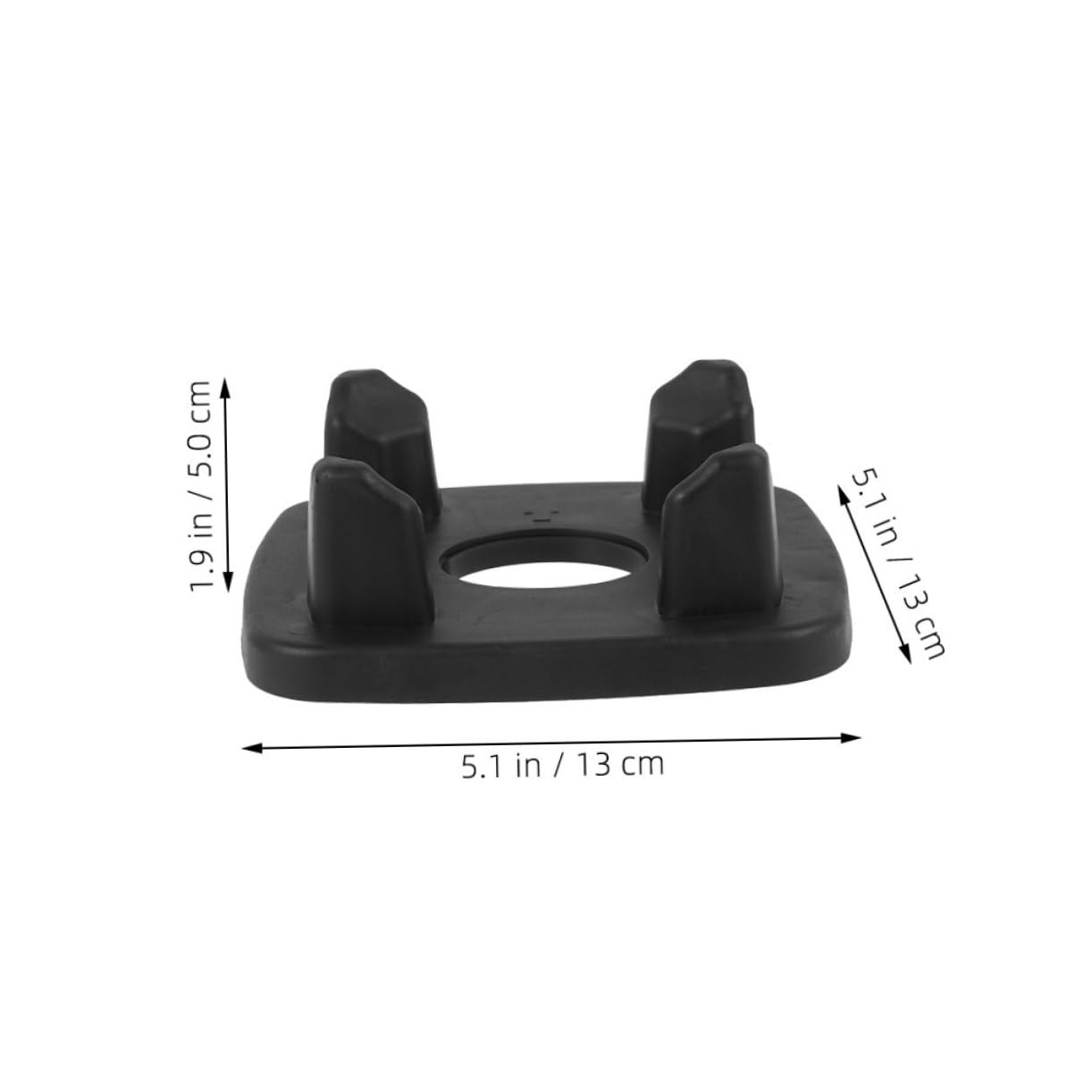 Cabilock 767 Blender Accessory 2l Universal Plastic Mute Pad Non Slip Sound Absorbing Center Pad Easy to Clean Installati