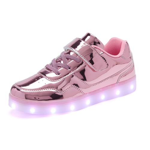 Sufuinu Kids Light Up Shoes with USB Charging Flashing LED...