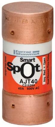Ferraz Shamwut/Mersen AJT-40, 40Amp 600V Slow Blow Class J Cartridge Fuse