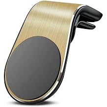 Car Phone Holder for 2018-2022 2023 2024 BMW X3,Magnetic Hands Free Cell Phone Mount Carbon Fiber Texture Anti Shake Dashboard Cradle,Gold
